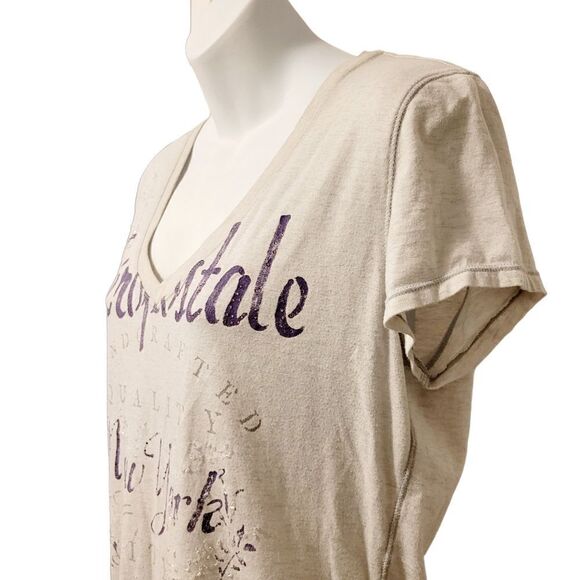 2/$20 Aeropostale casual top purple - Picture 3 of 4